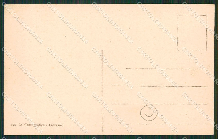 Novara Orta San Giulio cartolina QZ2354 – retro