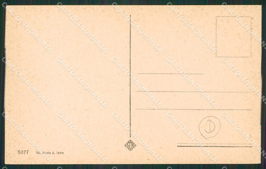 Novara Orta San Giulio cartolina QZ2356 – retro