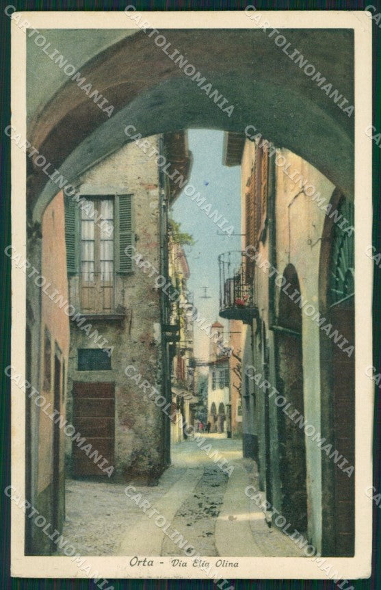 Novara Orta San Giulio cartolina QZ2359 – fronte