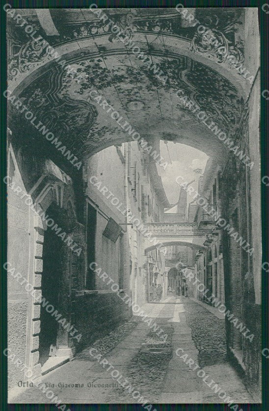Novara Orta San Giulio cartolina QZ2361 – fronte