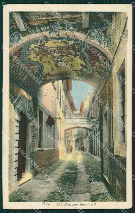 Novara Orta San Giulio cartolina QZ2369 – fronte