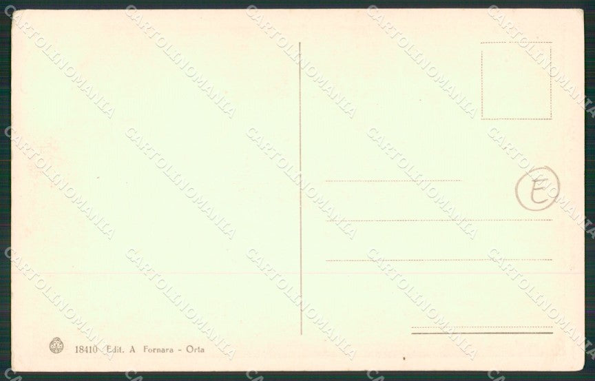 Novara Orta San Giulio cartolina QZ2369 – retro