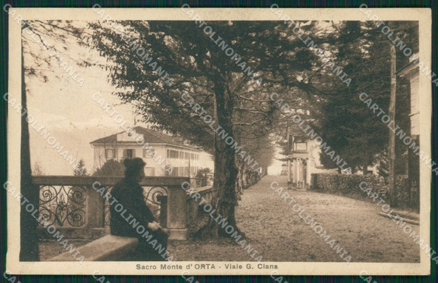 Novara Orta San Giulio cartolina QZ2375 – fronte