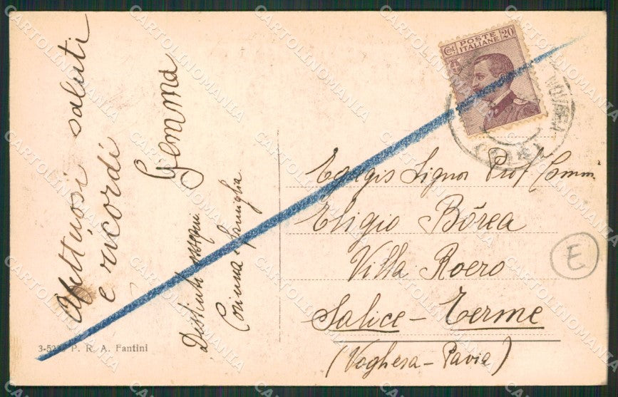 Novara Orta San Giulio cartolina QZ2375 – retro
