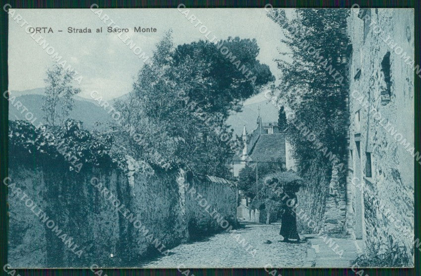 Novara Orta San Giulio cartolina QZ2382 – fronte