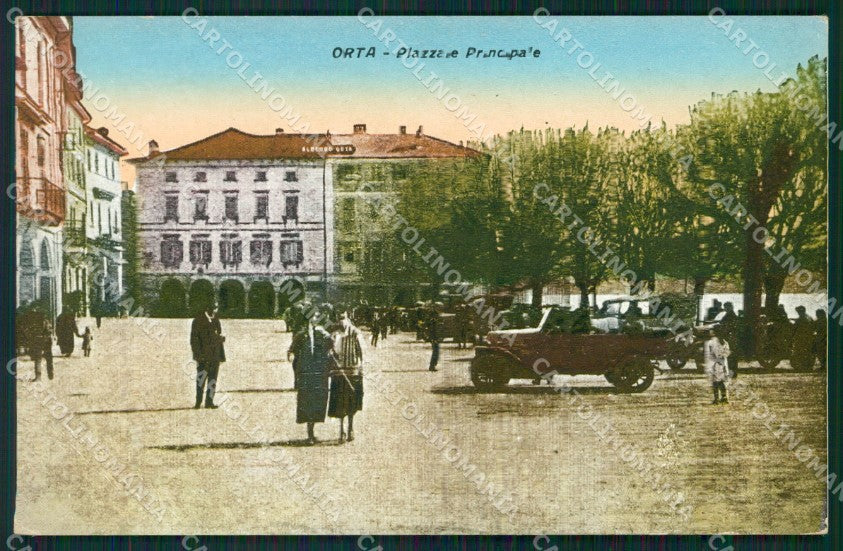 Novara Orta San Giulio cartolina QZ2395 – fronte
