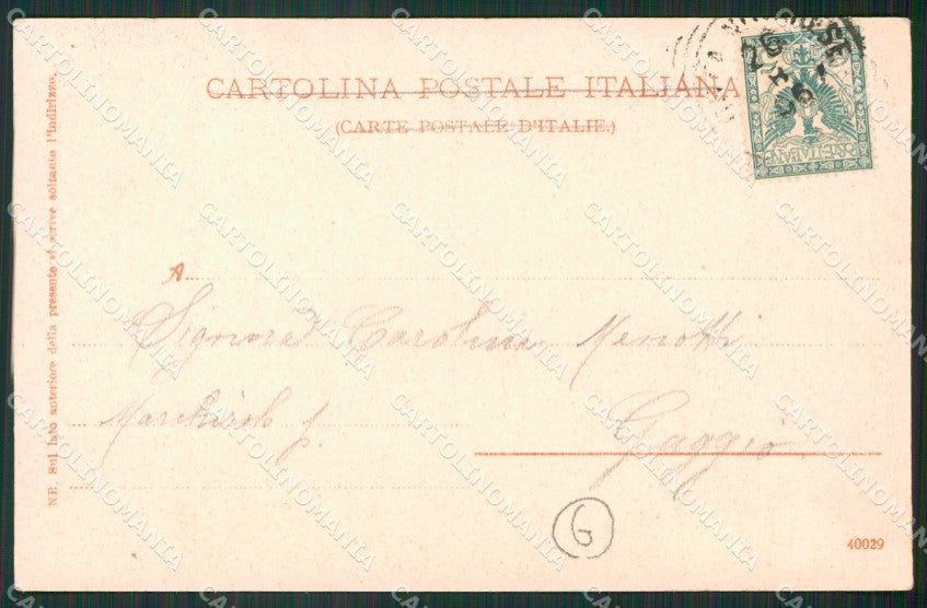 Novara Orta San Giulio cartolina QZ2400 – retro