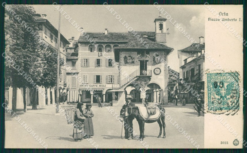 Novara Orta San Giulio cartolina QZ2403 – fronte