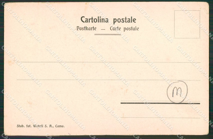 Novara Orta San Giulio PIEGA cartolina QZ2407 – retro