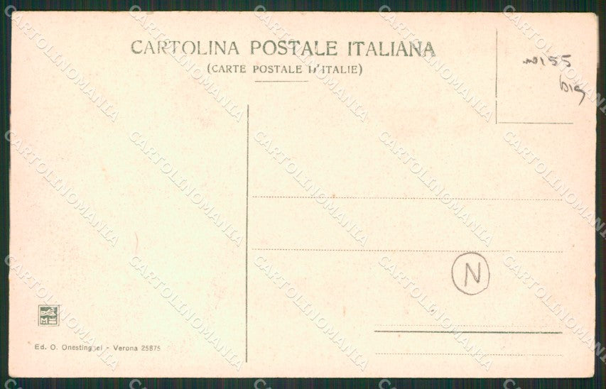 Novara Orta San Giulio Militari Savoia cartolina QZ2409 – retro