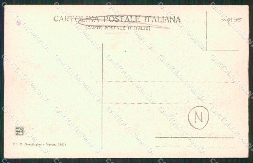 Novara Orta San Giulio Militari Savoia cartolina QZ2411 – retro
