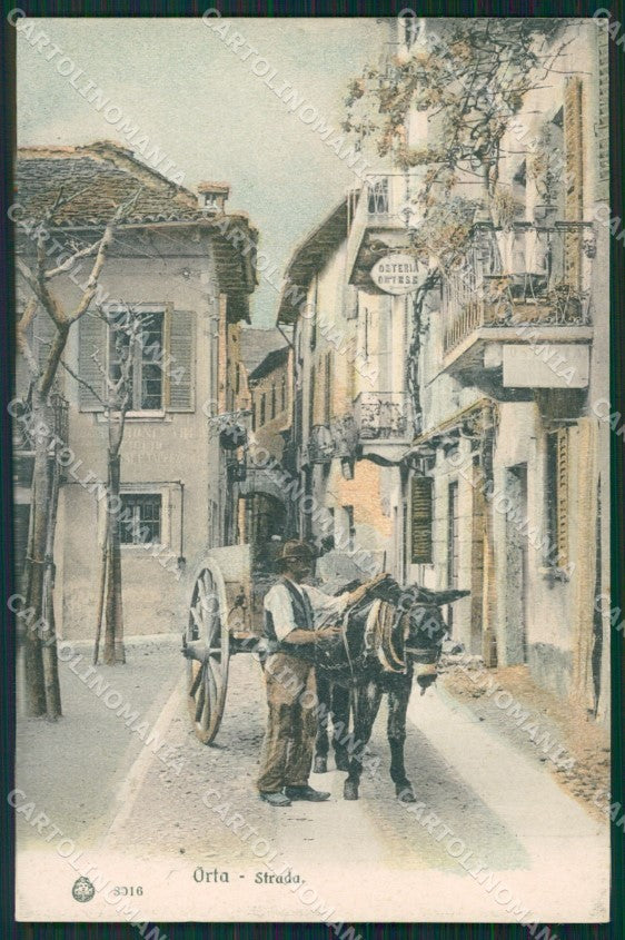 Novara Orta San Giulio COLLA cartolina QZ2414 – fronte
