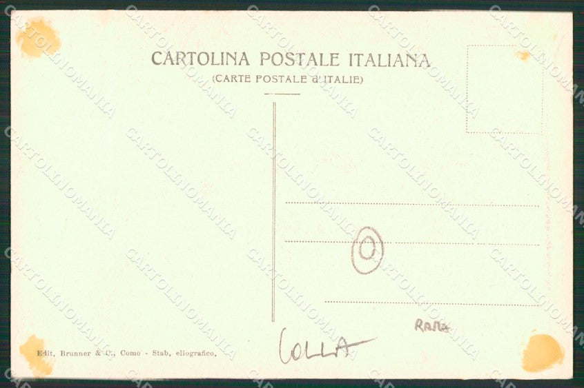 Novara Orta San Giulio COLLA cartolina QZ2414 – retro