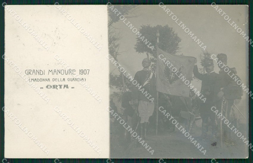 Novara Orta San Giulio Militari Madonna Guardia NPG Foto cartolina QZ2415 – fronte