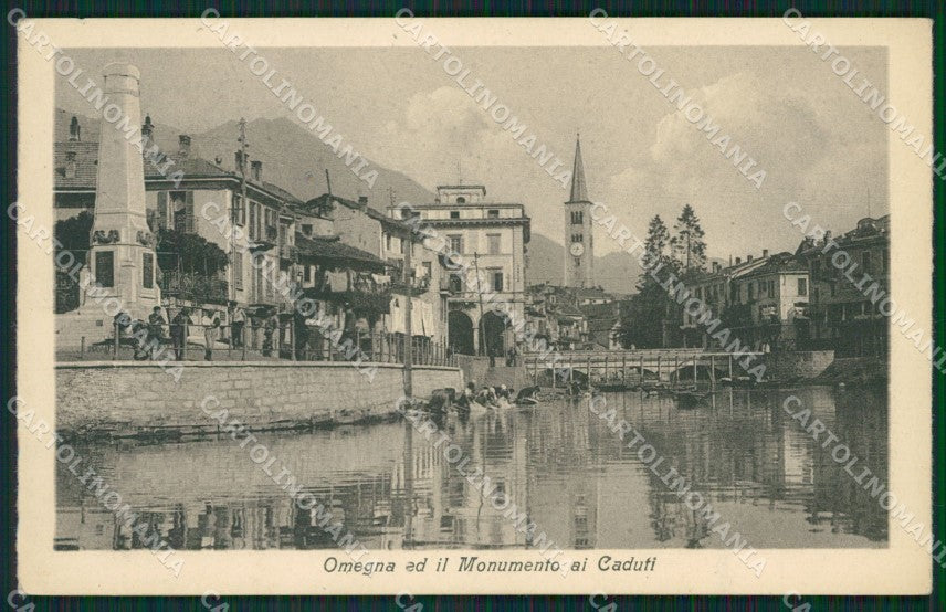 Verbania Omegna cartolina QZ2421 – fronte
