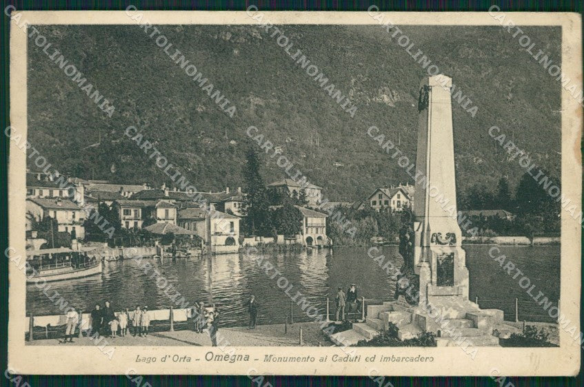Verbania Omegna PIEGHINE cartolina QZ2431 – fronte