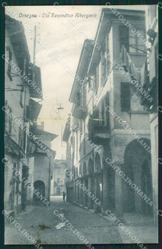Verbania Omegna ABRASA cartolina QZ2433 – fronte
