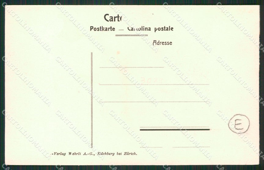 Verbania Omegna ABRASA cartolina QZ2434 – retro
