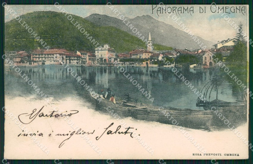 Verbania Omegna cartolina QZ2436 – fronte