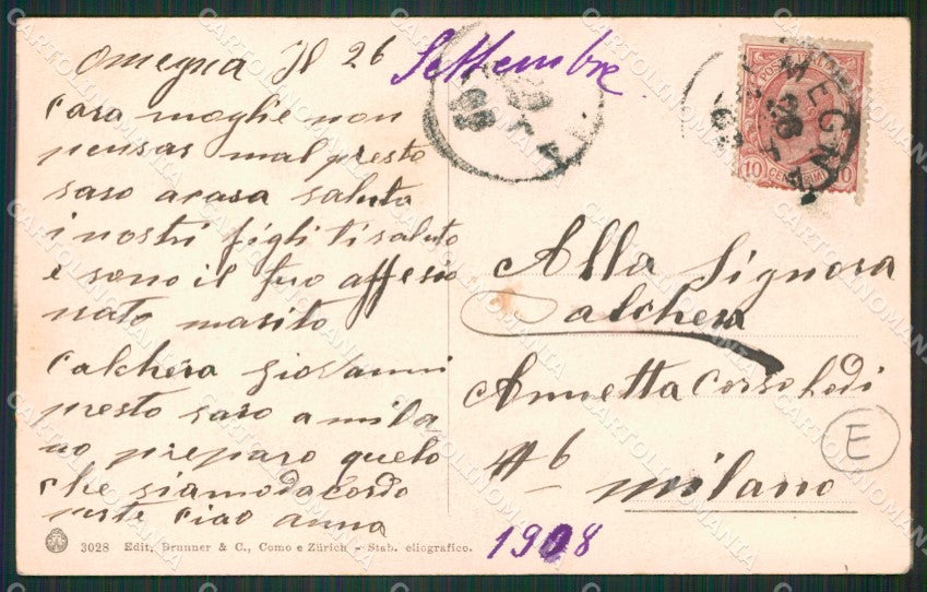 Verbania Omegna cartolina QZ2437 – retro