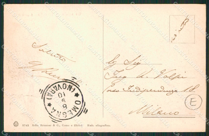 Verbania Omegna cartolina QZ2438 – retro