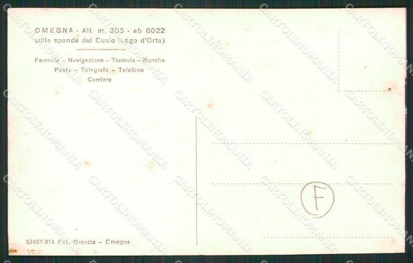 Verbania Omegna cartolina QZ2449 – retro