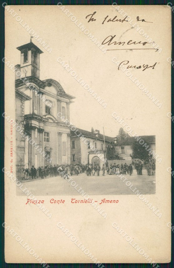 Novara Ameno cartolina QZ2469 – fronte