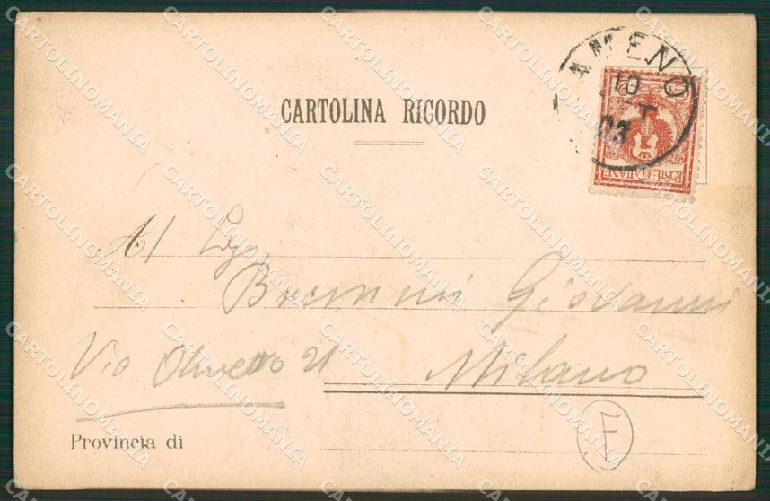 Novara Ameno cartolina QZ2469 – retro