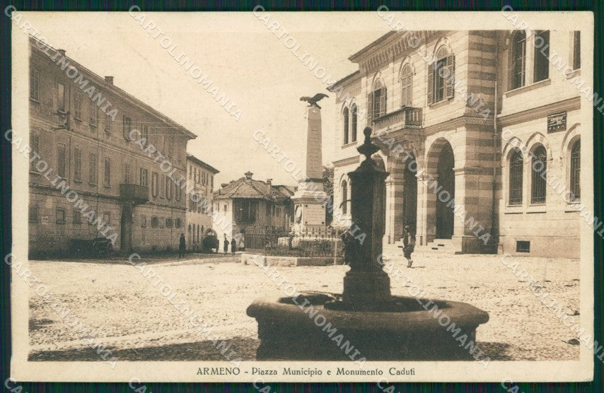 Novara Armeno cartolina QZ2474 – fronte