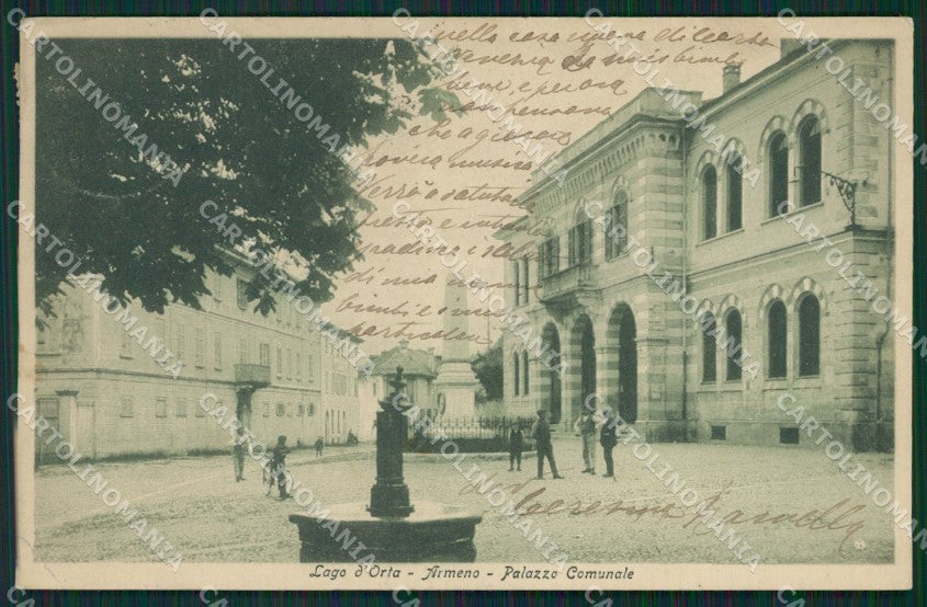 Novara Armeno PIEGA cartolina QZ2479 – fronte