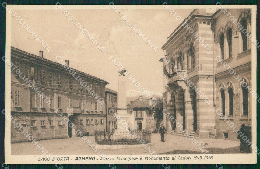 Novara Armeno cartolina QZ2480 – fronte