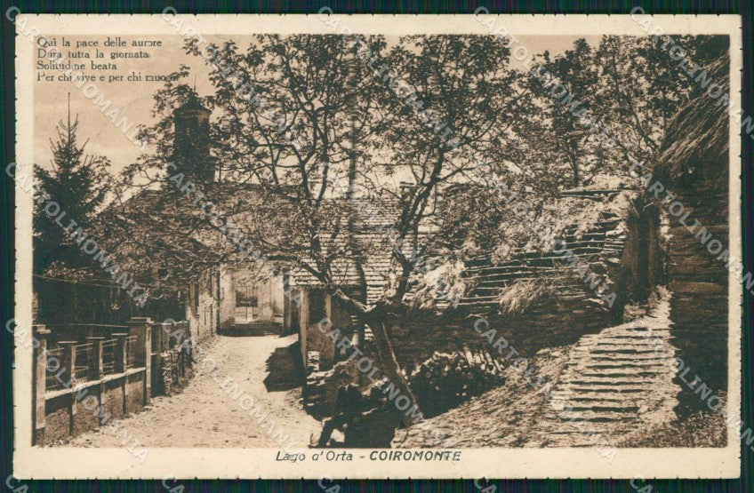 Novara Armeno Coiromonte cartolina QZ2496 – fronte