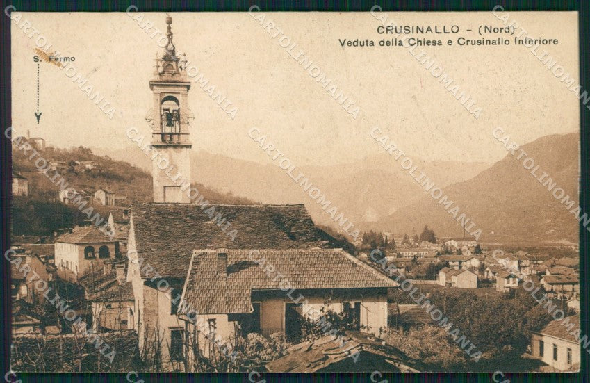 Verbania Omegna Crusinallo cartolina QZ2498 – fronte