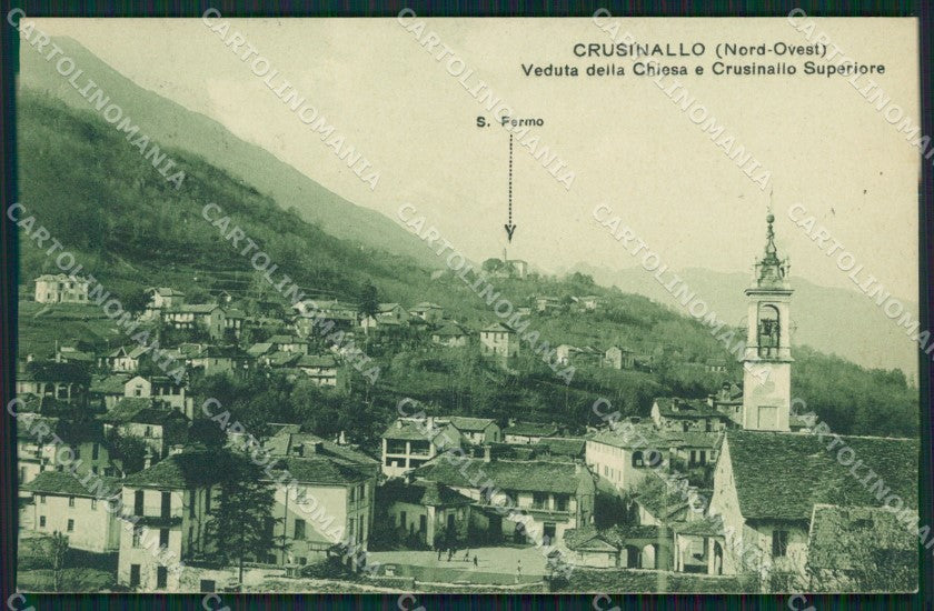 Verbania Omegna Crusinallo cartolina QZ2499 – fronte