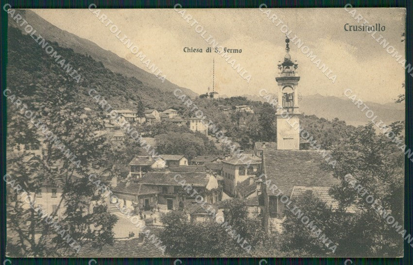 Verbania Omegna Crusinallo cartolina QZ2500 – fronte