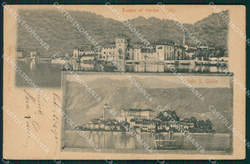 Novara Pella Lago Orta cartolina QZ2516 – fronte