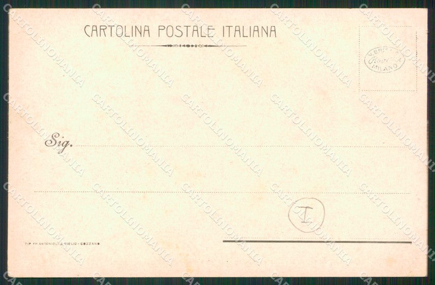 Novara Pogno Militari Fanteria Banda Musicale cartolina QZ2523 – retro