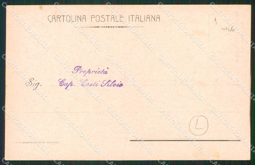 Novara Pogno Militari Fanteria Banda Musicale cartolina QZ2524 – retro