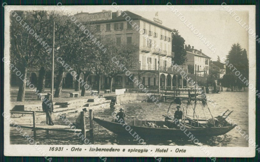 Novara Orta San Giulio Lago Foto cartolina QZ2534 – fronte
