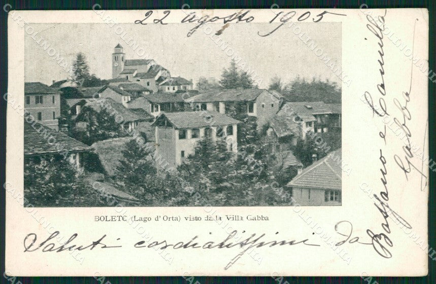 Verbania Madonna del Sasso Boleto STRAPPINI cartolina QZ2548 – fronte