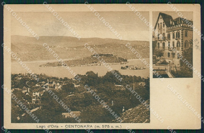 Verbania Madonna del Sasso Centonara PIEGHE cartolina QZ2570 – fronte