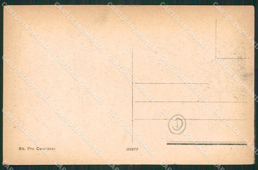 Verbania Madonna del Sasso Centonara PIEGHE cartolina QZ2570 – retro