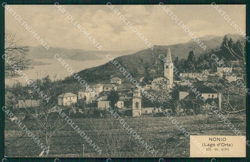 Verbania Nonio Lago d'Orta cartolina QZ2572 – fronte