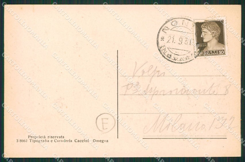 Verbania Nonio Brolo cartolina QZ2574 – retro