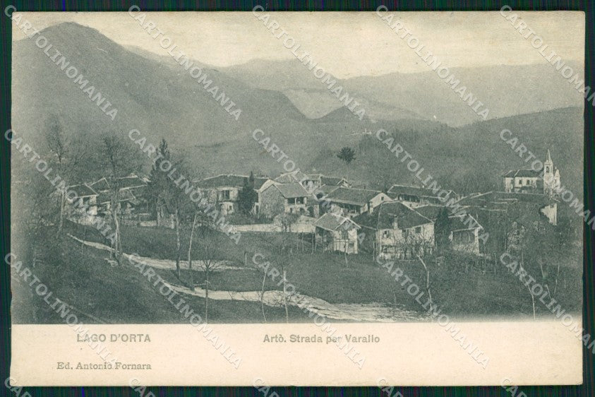 Verbania Madonna del Sasso Artò cartolina QZ2585 – fronte