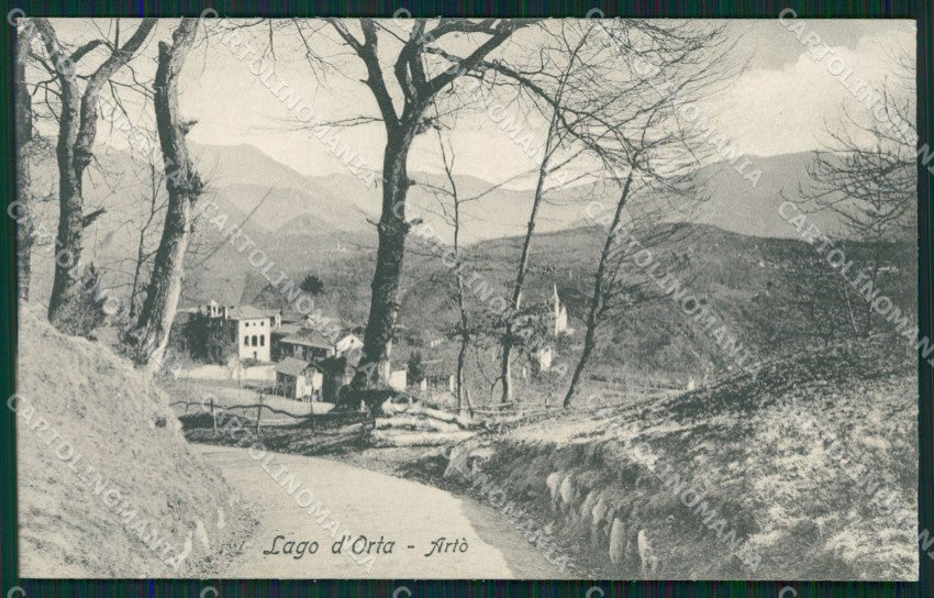 Verbania Madonna del Sasso Artò cartolina QZ2586 – fronte