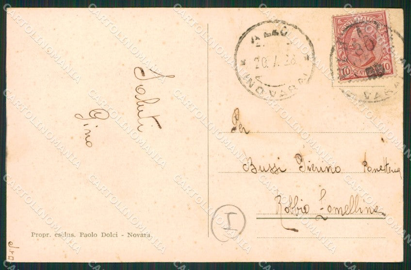 Verbania Madonna del Sasso Artò Saluti da cartolina QZ2588 – retro