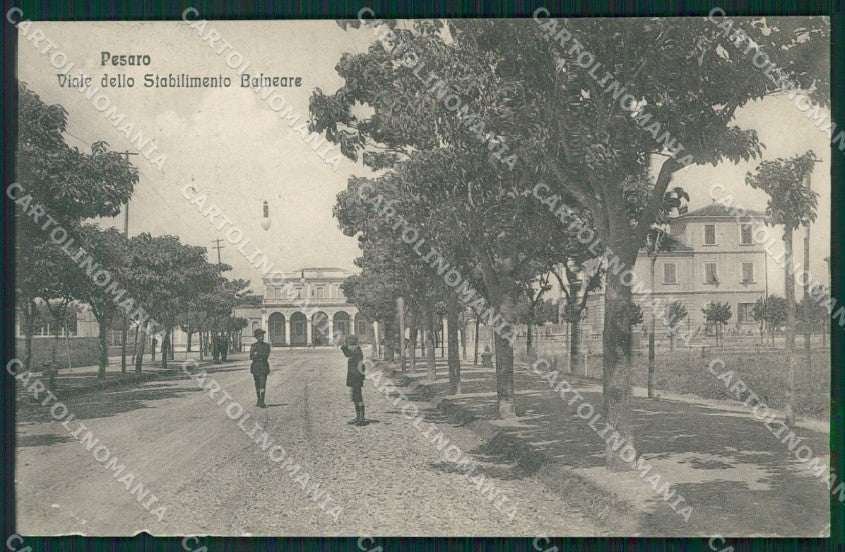 Pesaro città PIEGHE cartolina QZ2612 – fronte