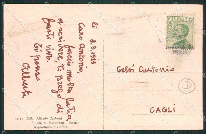 Pesaro città cartolina QZ2613 – retro