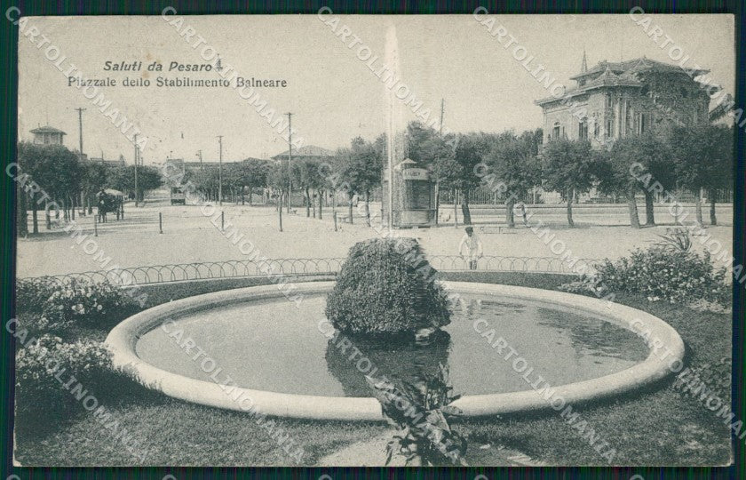 Pesaro città PIEGHINA cartolina QZ2617 – fronte